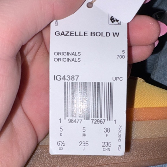 Adidas Women's Vibrant Yellow and Pink Sneakers - Picture 3 of 3